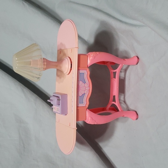 Vintage 1990 Barbie Pink Sparkles Fun Phone Center Works! - Picture 3 of 14